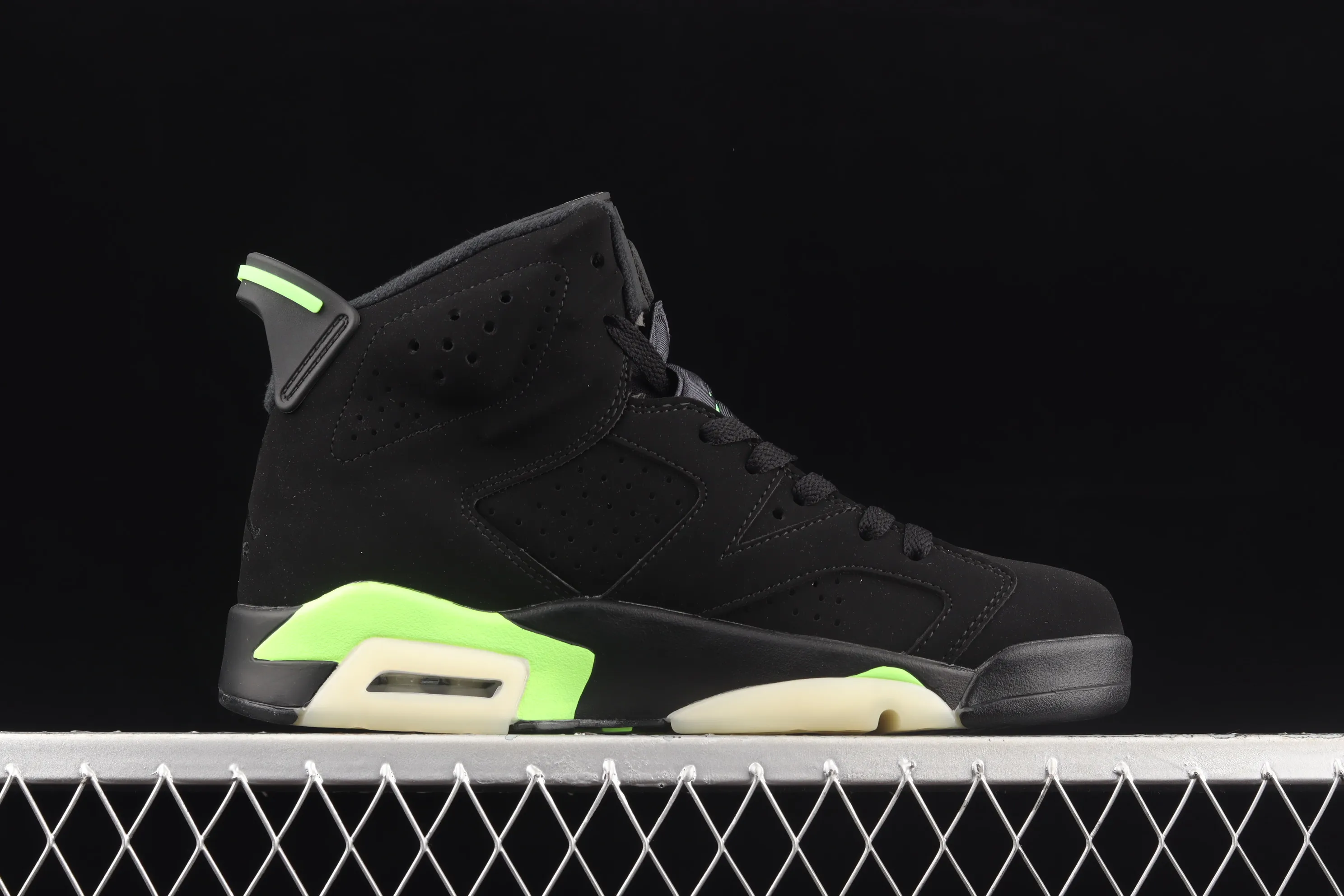 All categories Air Jordan Jordan series basketball shoes Air Jordan 6 Air Jordan 6 "Electric Green" AJ6 Joe 6 black and green CT8529-003